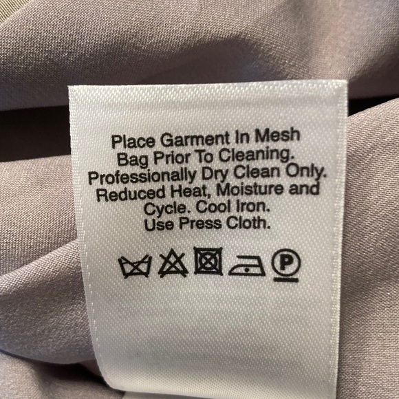 DKNY Taupe Bomber Silk Jacket with Black Trim Accents  Women Size L - Picture 7 of 15